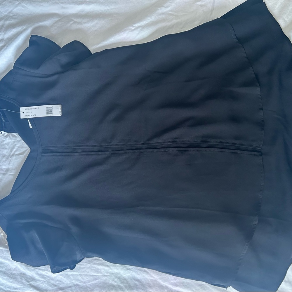 Black blouse NWT Small